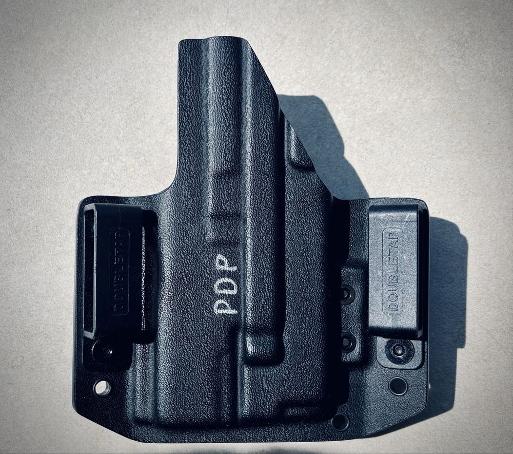 Kabura Doubletap do Walthera PDP 4” prawa z latarką Olight Baldr mini