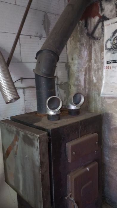 Piec z nadmuchem do garażu.