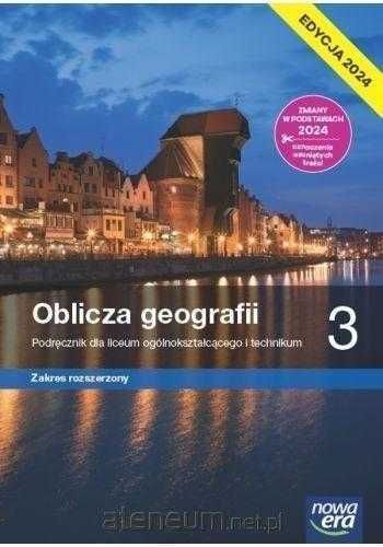 Oblicza geografii 3 EDYCJA 2024 Karty pracy + Podręcznik Rozszerzony