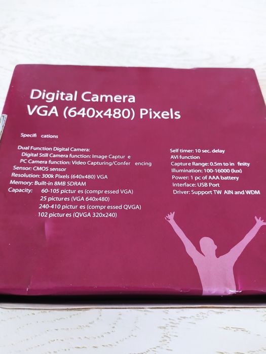 Цифровий фотоапарат VGA Pixels 640x480 цыфровой фотоаппарат Фотокамера