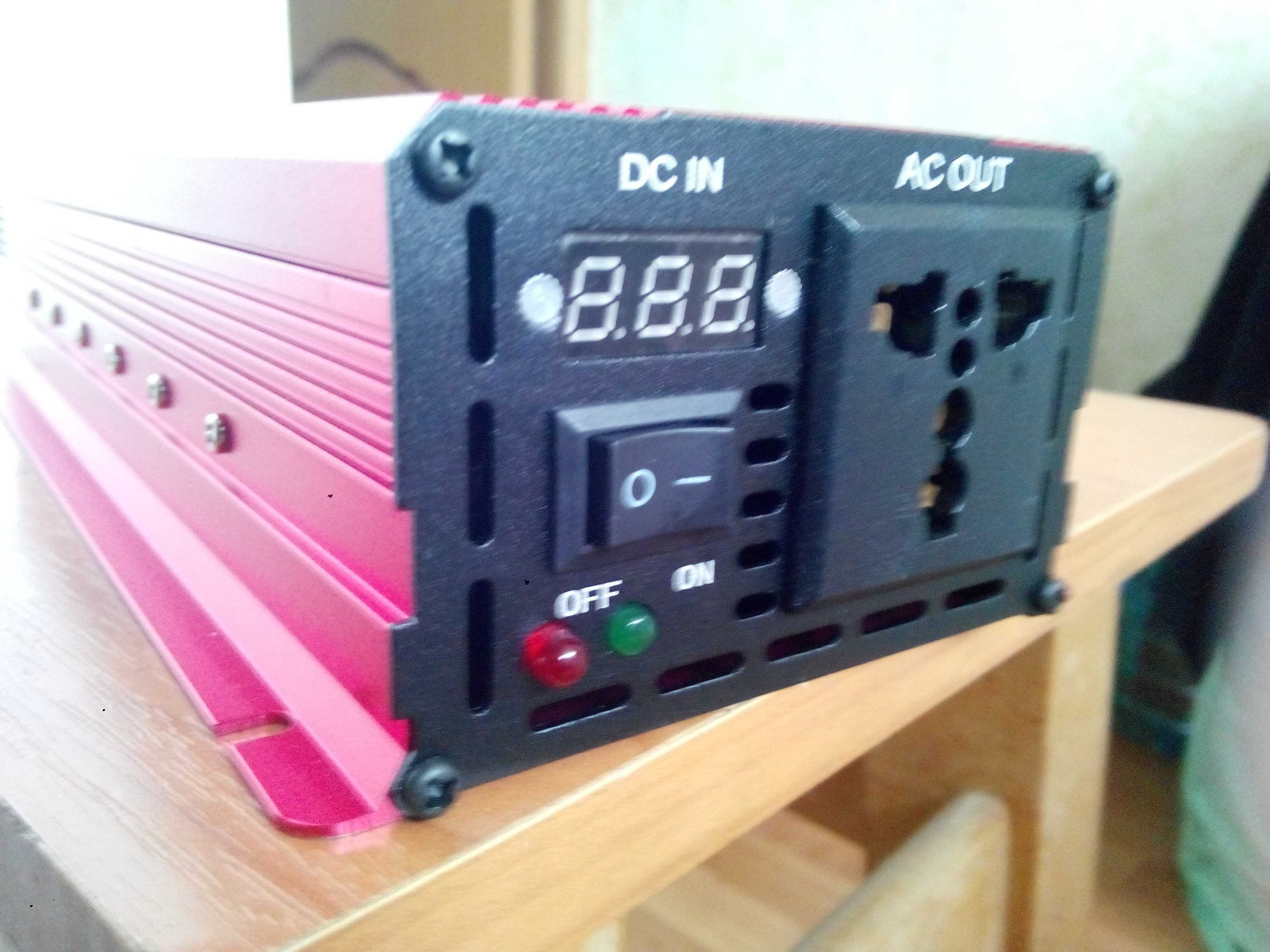 Преобразователь Інвертор 12V – 220V 2600W чистий синус.