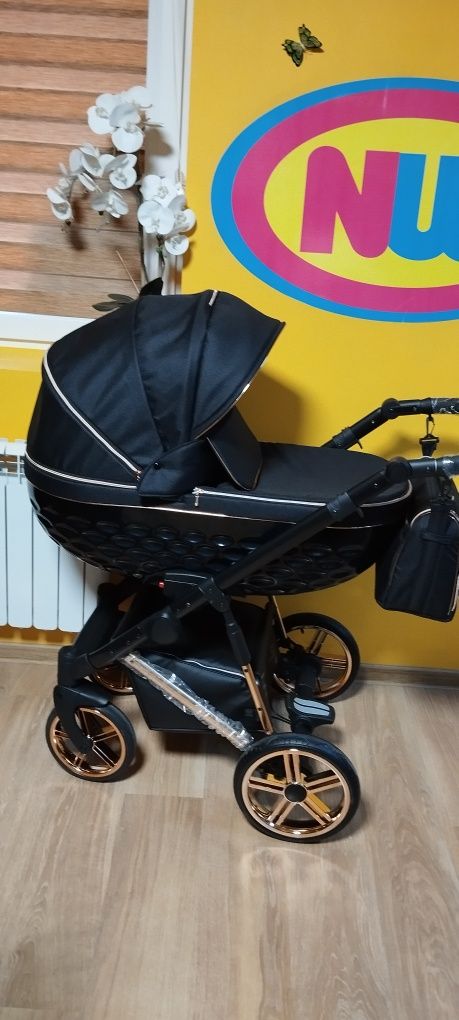 Wózek 4w1 nowy elegancki zestaw Baza ISOFIX