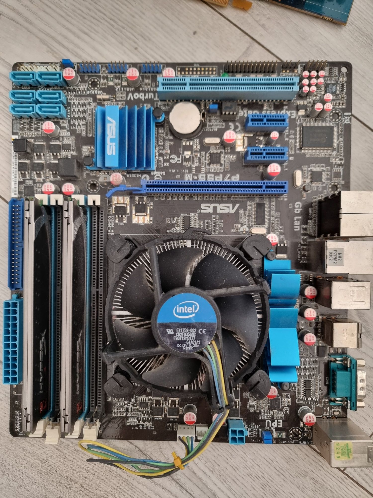 Podzespoły PC, płyta główna, procesor i5, ram ddr3,  grafika 1GB