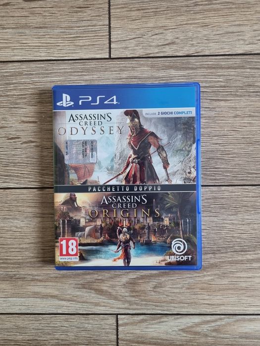 Assassin's creed origins + odyssey PS4 (2gry)