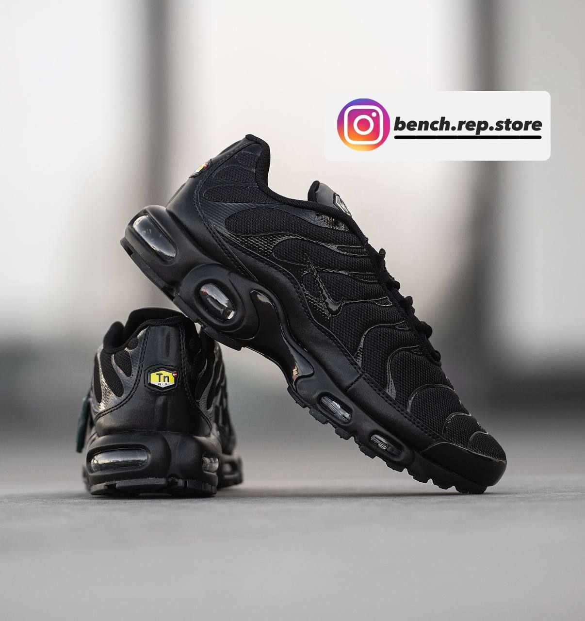 ХІТ ПРОДАЖІВ! 36-45р | Кросівки чоловічі Nike Air Max Tn Plus Black