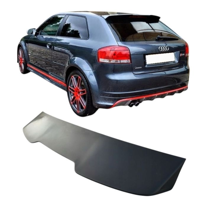 Спойлер AUDI A3 8P накладка на багажник ляду бленда антикрыло ауди а3