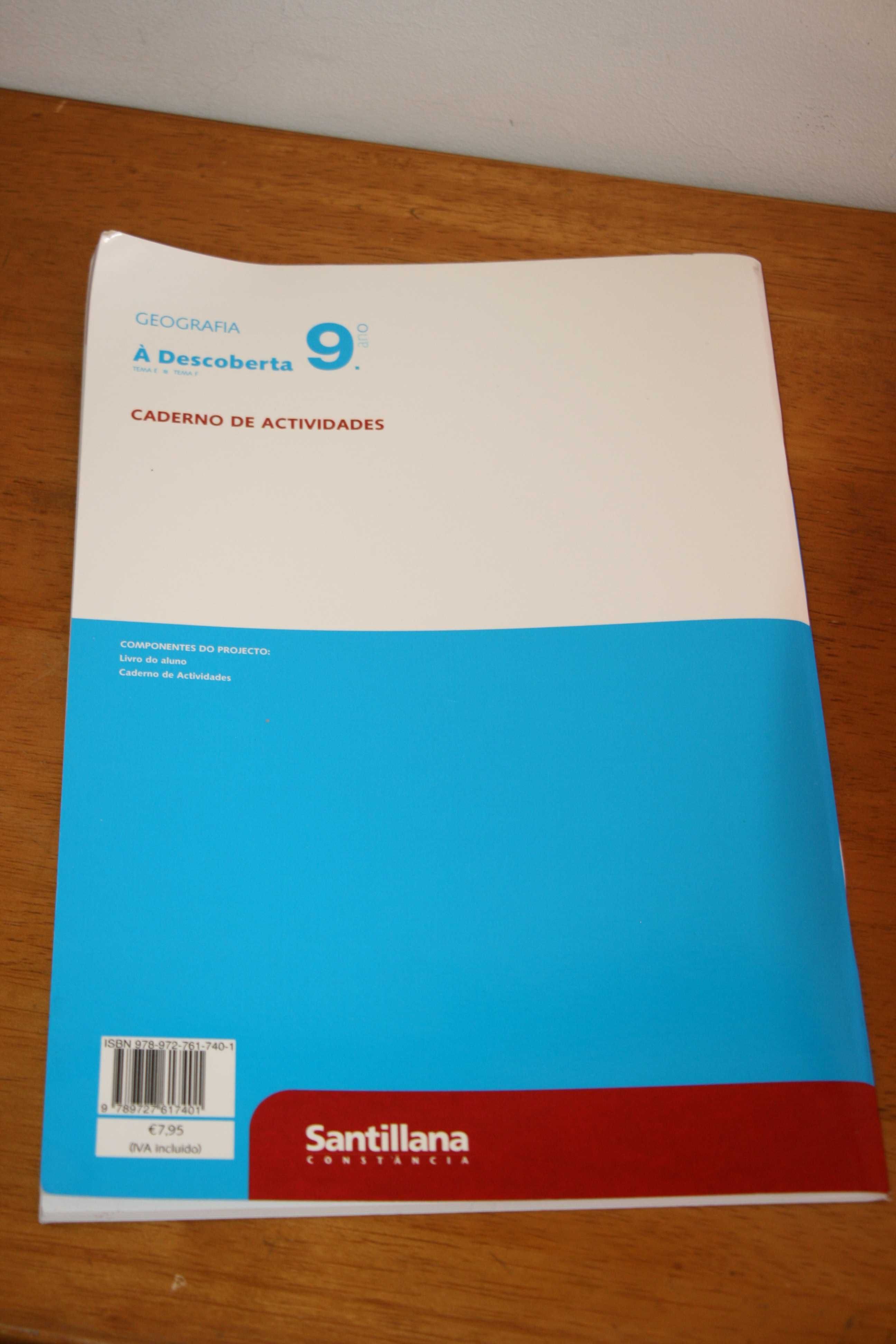 Manual + Caderno de Ativ. "À Descoberta" - Geografia 9º ano