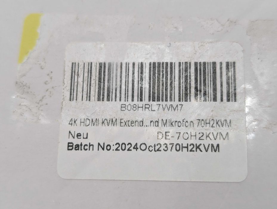 4K HDMI  KVM-розширювач  EX70H2KVM комутатор Еzcoo