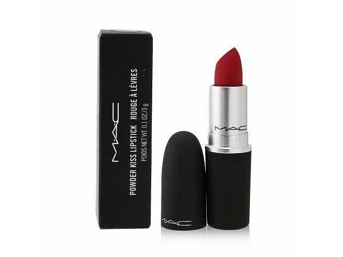 Szminka MAC Powder Kiss Lipstick 306 SHOCKING ...