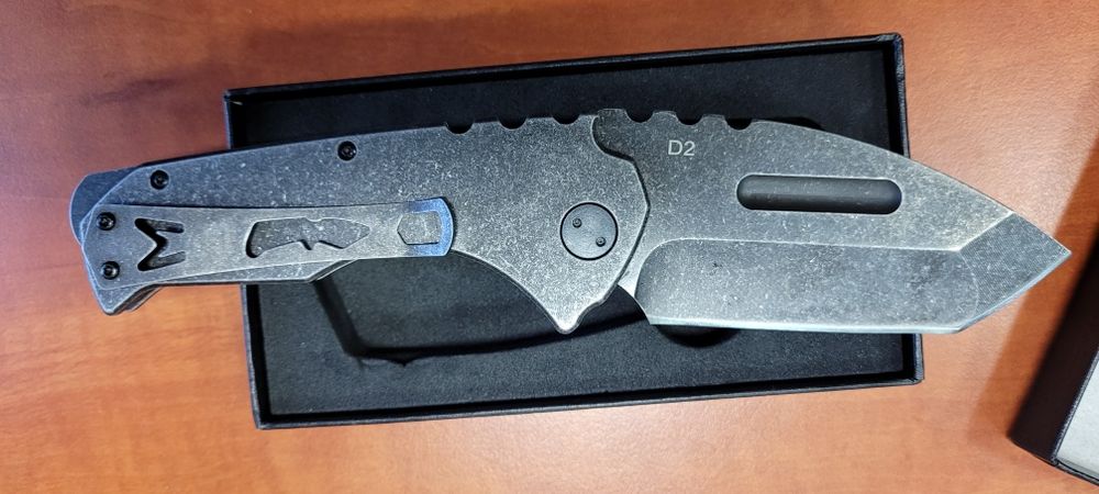 Nóż składany myśliwski bushcraft survival HRC 60