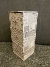 Ozdobna szkatułka z trzema szufladkami Pepco