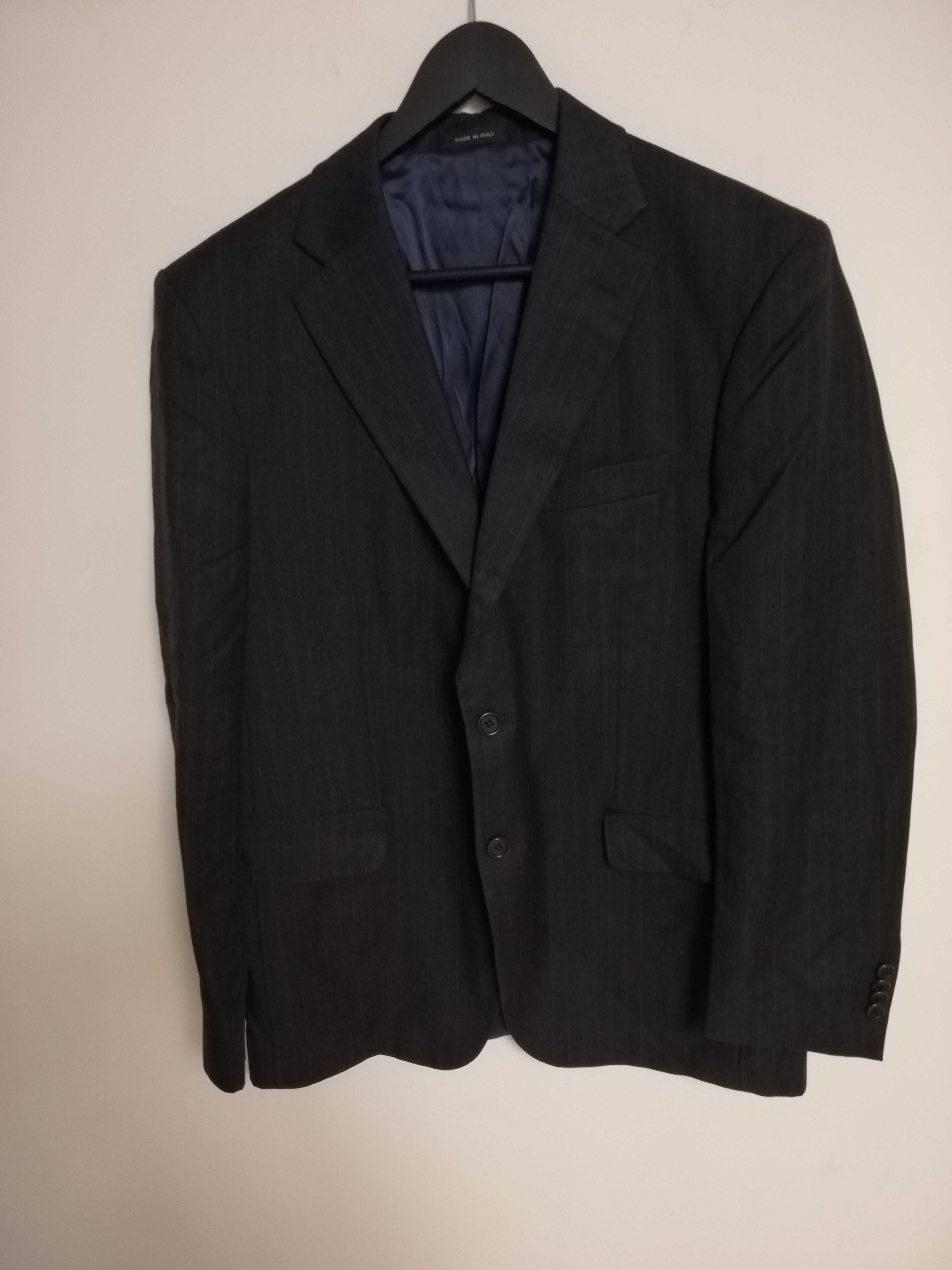 marynarka Made In Italy 100% wełna Tollegno 1900 merinos wool M 48