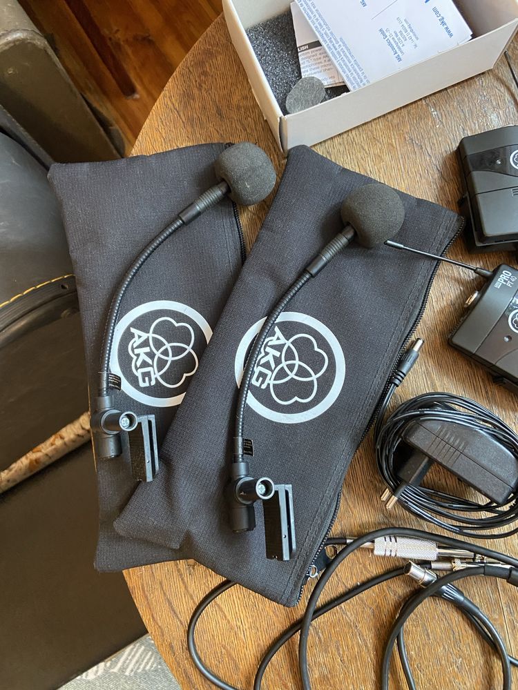 Mikrofony AKG C516ML, adapter MPAVL, WMS40 dual - pelen zestaw