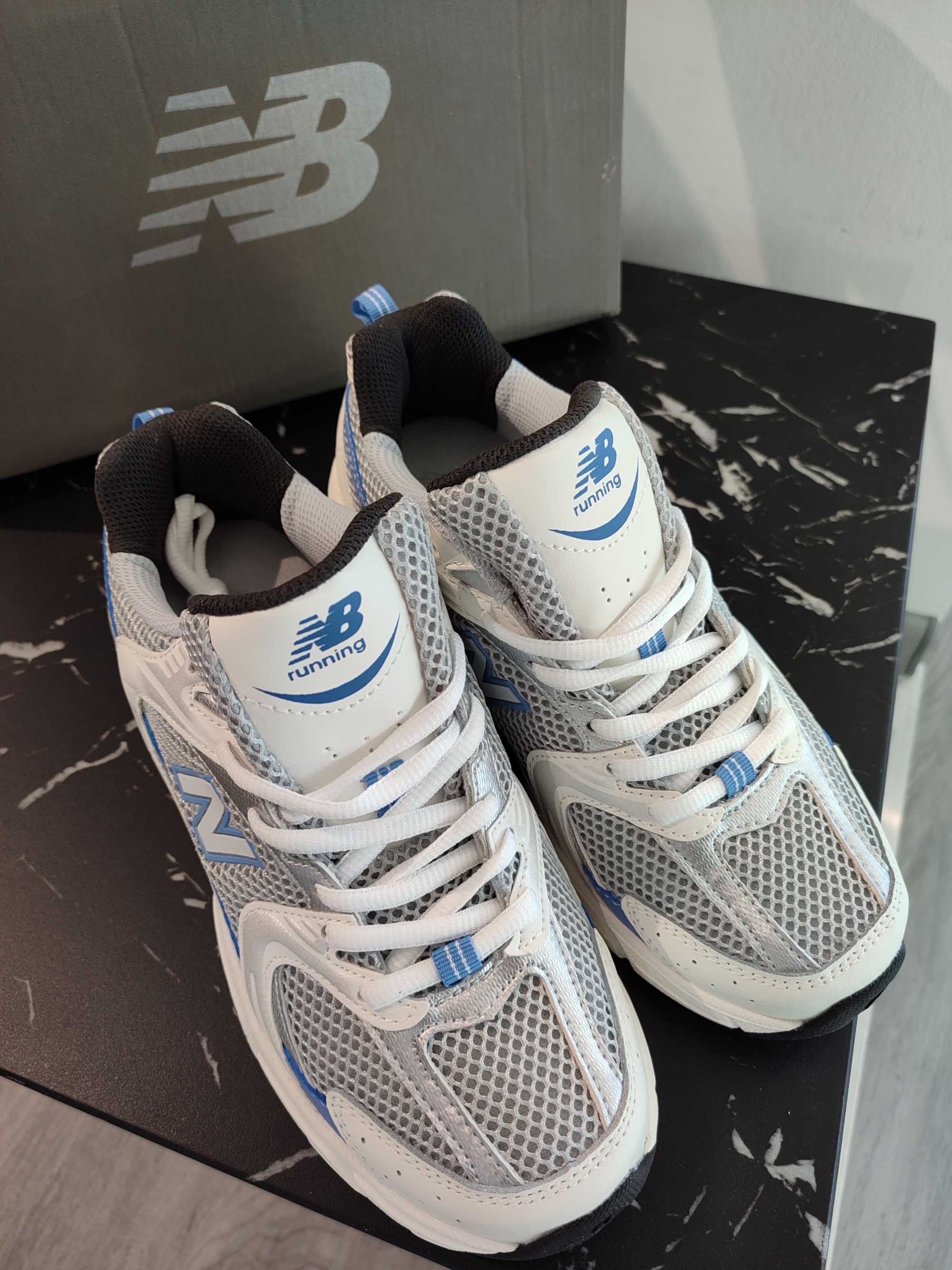 Кросівки NEW BALANCE 530 White & Blue Mr530kc