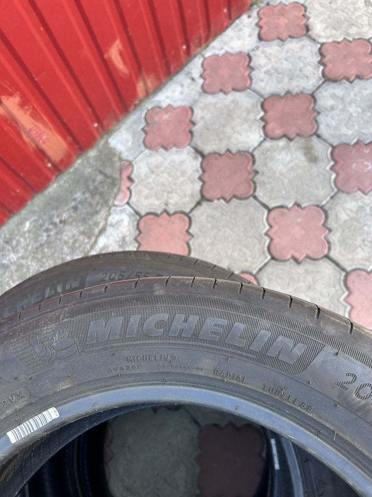 205/55/17 Michelin літо пара склад шини б/у резина