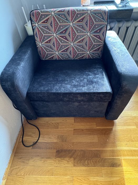Sofa jednoosobowa z funkcją spania