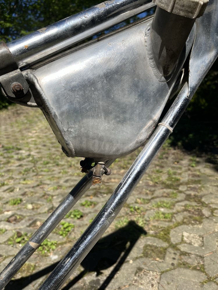 Rama motocykla żużel, blachy silnika, bak, jawa gm 500 żużlowy