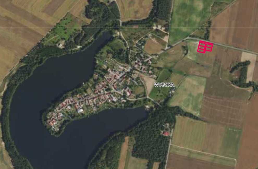 Piękna działka pod budowę domu blisko jeziora Paklicko Małe
