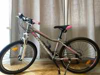 rower damski Kross Lea, rama XS 15", koła 26", kolor szary-różowy