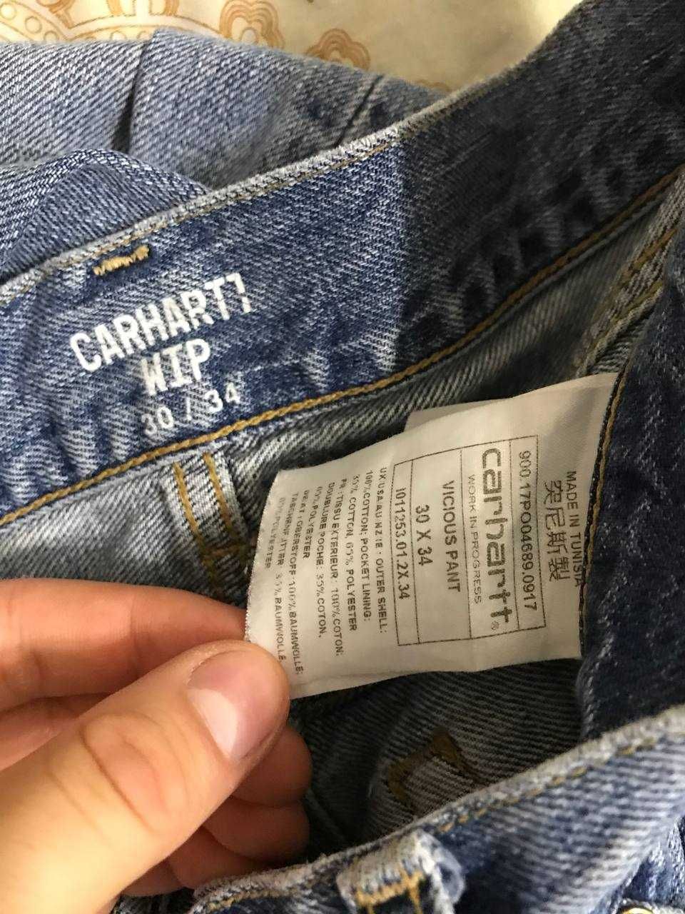 Мужские Джинсы штаны Carhartt WIP Size W30 L32 оригинал