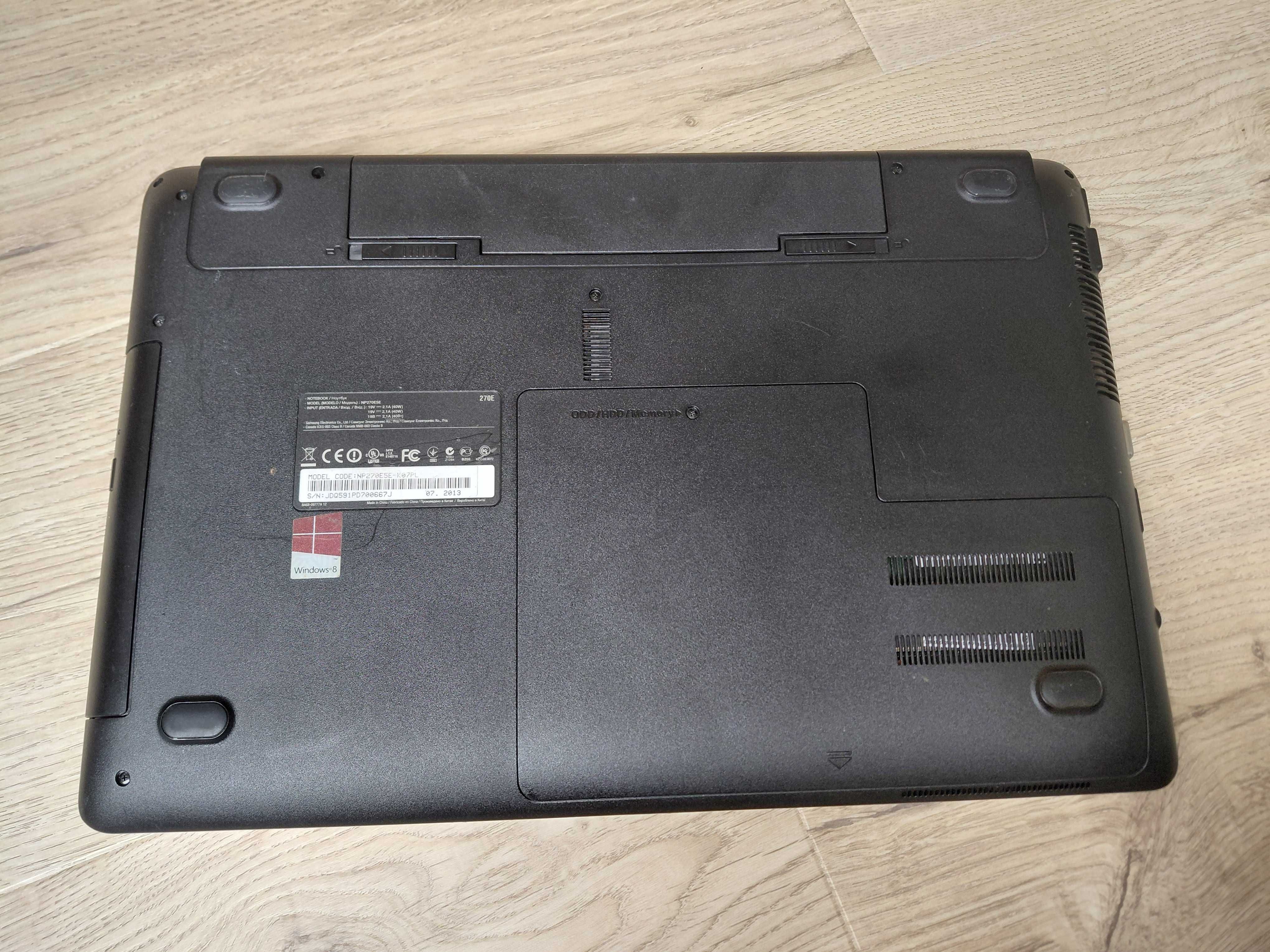 Laptop Samsung Notebook NP270E5E Intel Pentium
