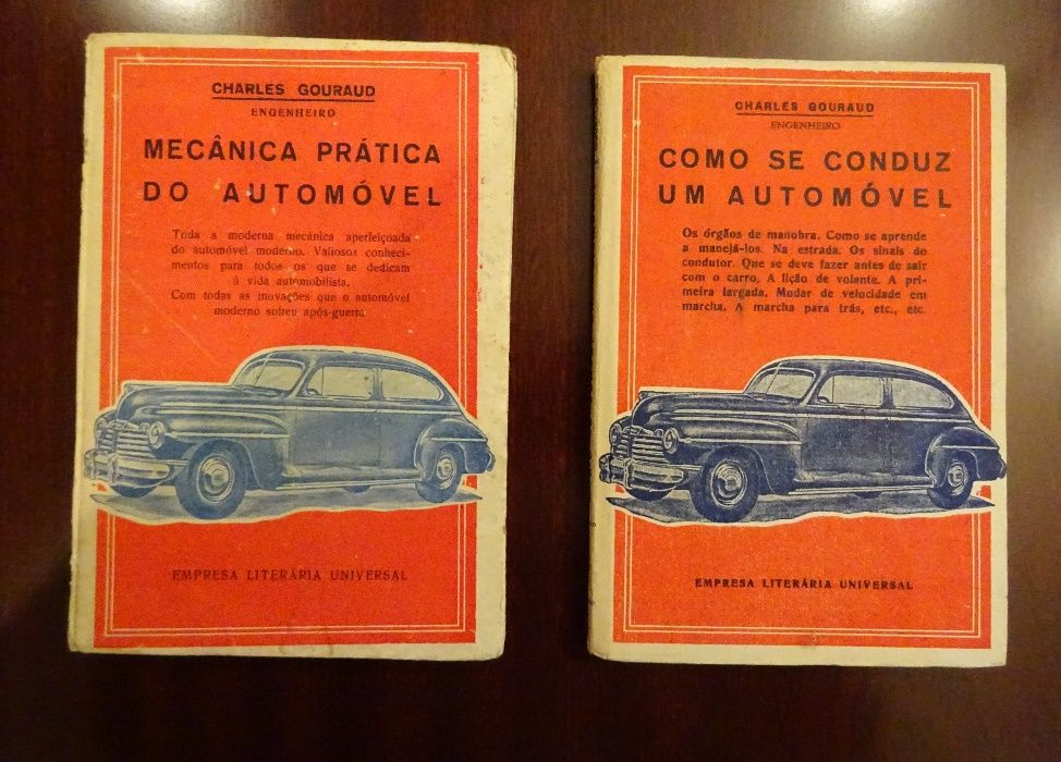 Livros Mecânica Prática do Automóvel e Como se Conduz um Automóvel