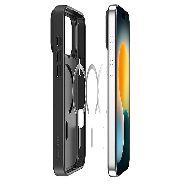 Etui Dux Ducis Yind na iPhone 17 Pro kompatybilne z MagSafe - czarne