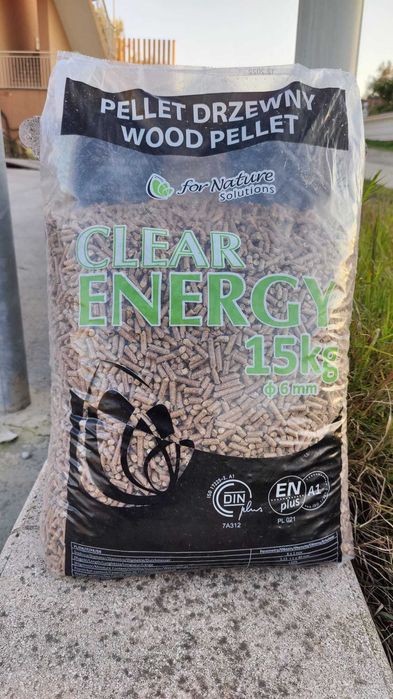 Pellet drzewny 6mm Clear Energy - Polski Producent - DIN+ , EN+ A1