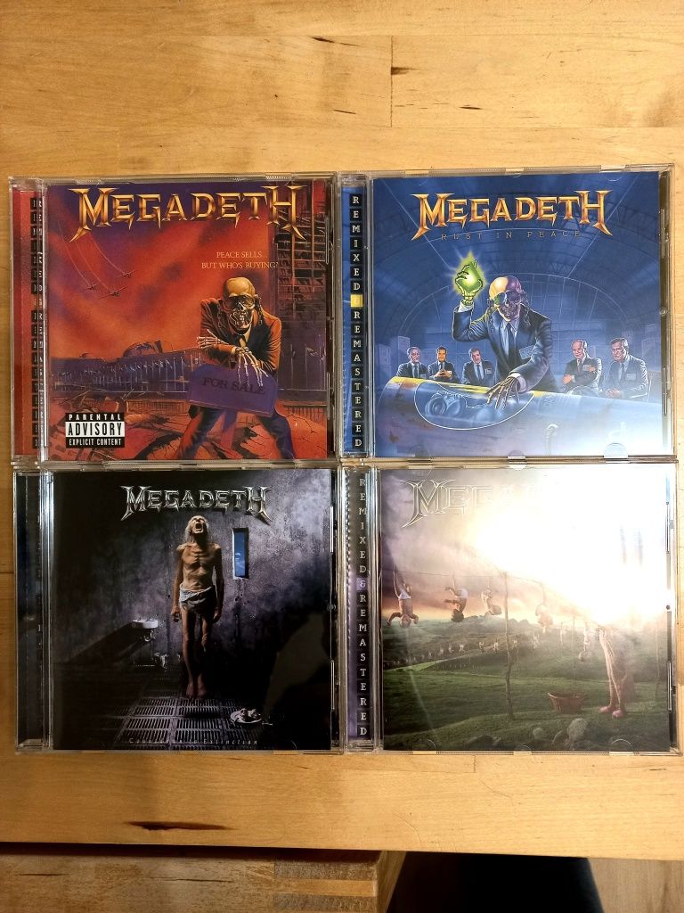 Megadeth 4 płyty cd NOWE