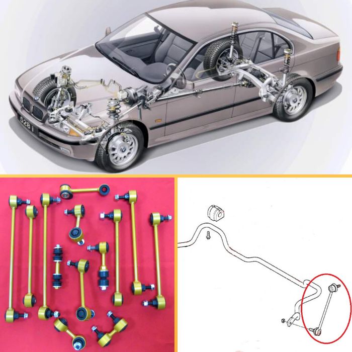 Стойки Втулки Тяжки стабилизатора BMW E39 ГАРАНТИЯ