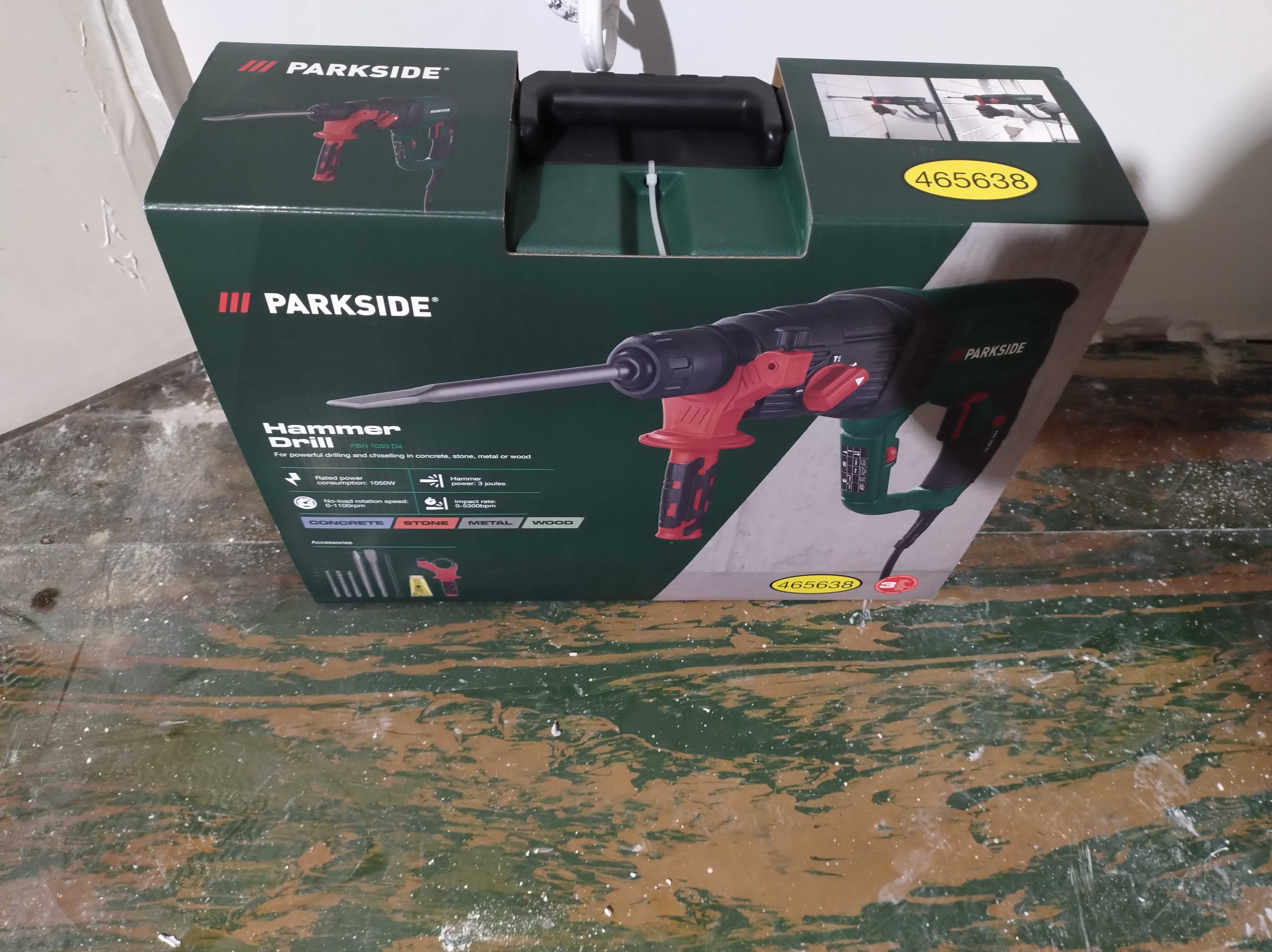 NOWA Parkside młotowiertarka udar 3J wiertarka udarowa PBH 1050 D4 SDS