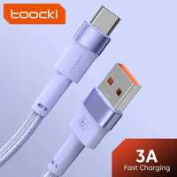 Кабель зарядного устройства Toocki USB Type-C для быстрой зарядки 1шт