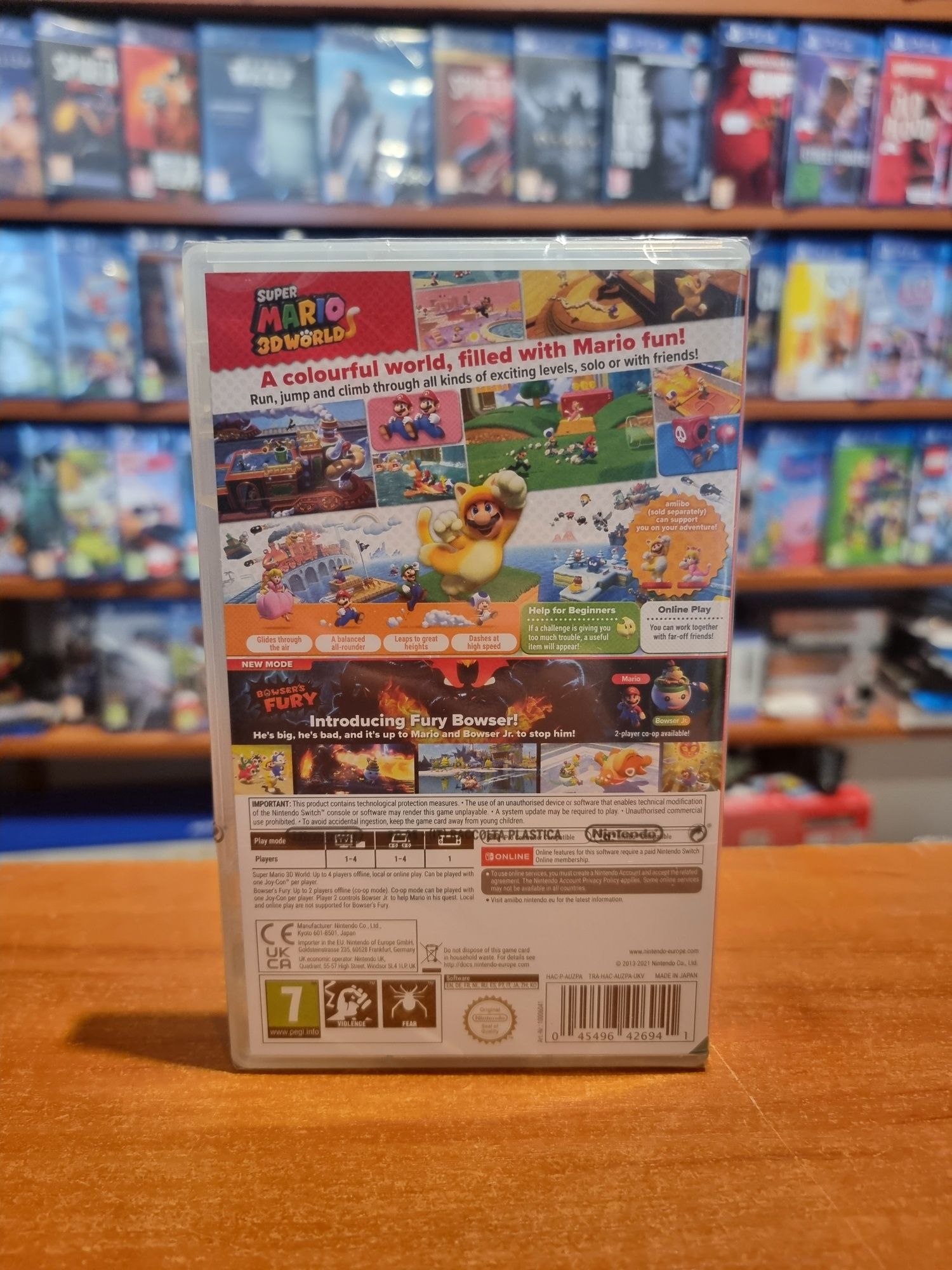 Gra SUPER MARIO 3D WORLD + Bowser's Fury Nintendo Switch / Nowa / NS