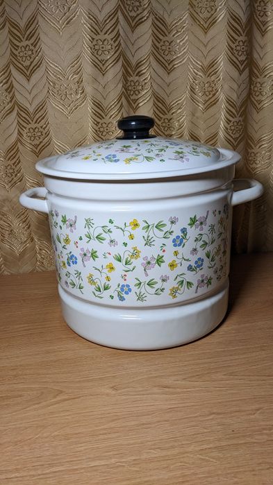 Мантоварка эмалированная б/у, 10 л