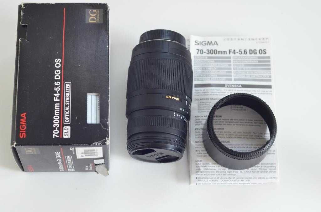 Фото объектив Sigma AF 70-300mm F/4-5.6 DG OS телевик для Nikon