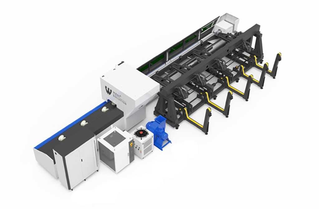 Wycinarka Laserowa Fiber CNC do rur profili Weni 6020TL 2000w