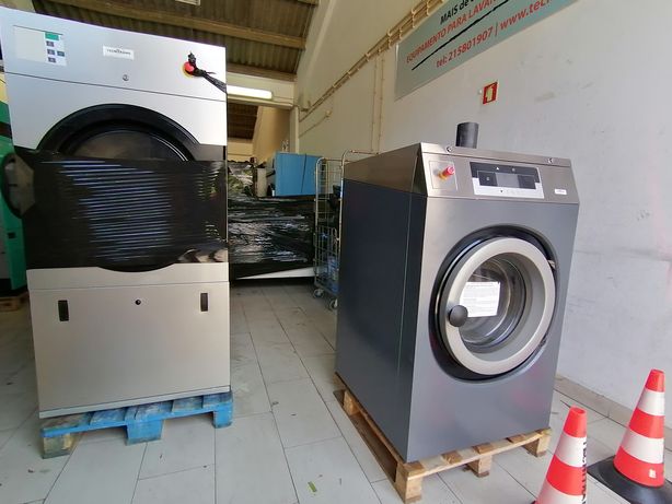 Máquina de lavar e secar roupa industrial ocasião Self service