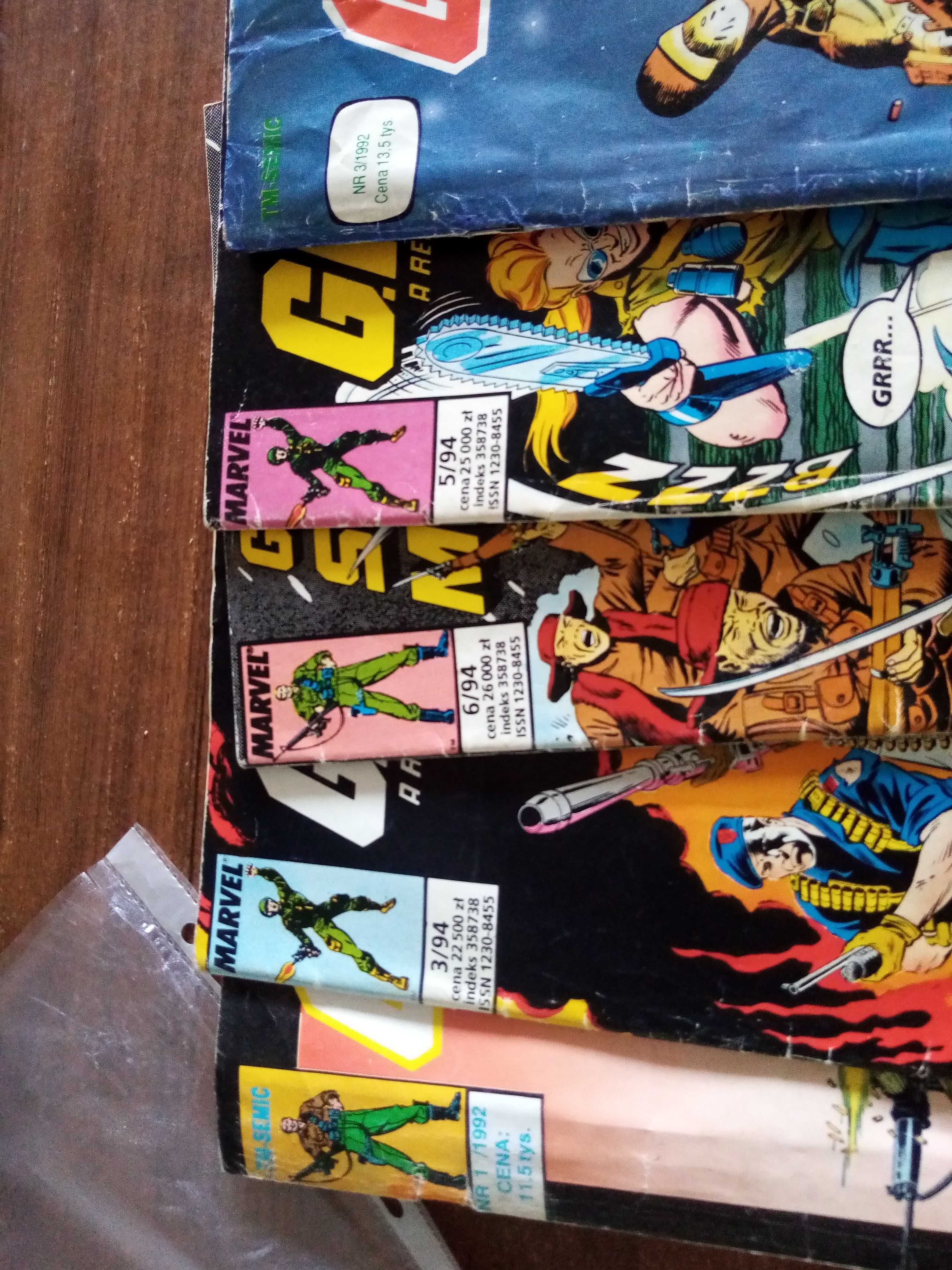 Komiksy g. I. Joe tm semic zestaw 5 szt stany dobre