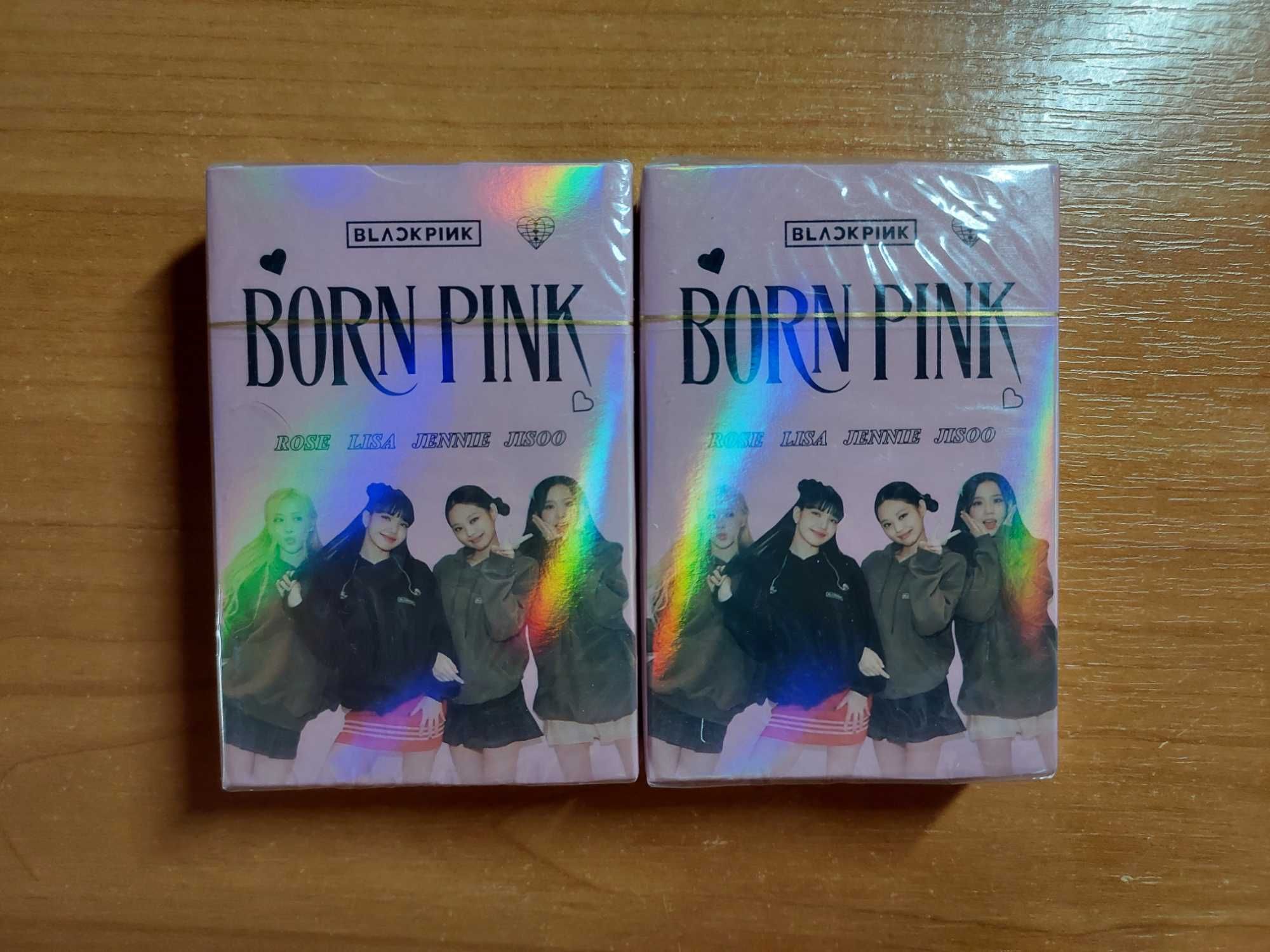Голографічні картки блекпінк кпоп, blackpink "born pink" kpop