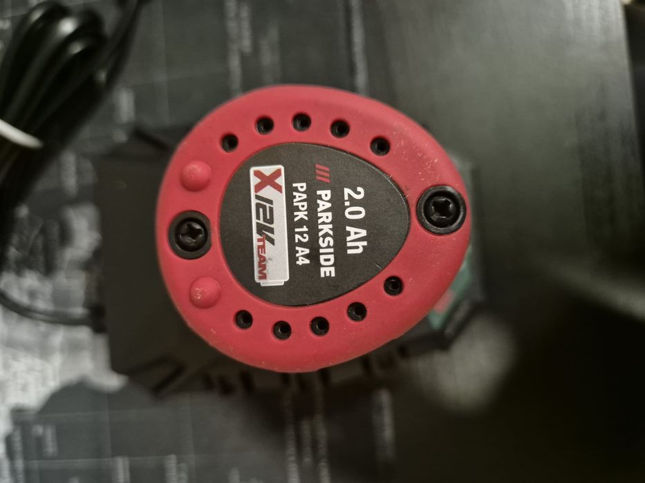 Bateria e carregador parkside 12 v novo