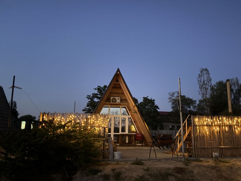 Домики на берегу Днепра для прекрасного отдыха