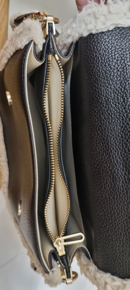 Tous torebka bandolera crossbody skórzana czarna