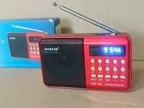 Nowoczesne praktyczne Mini Radio małe kieszonkowe FM Li-ion18650