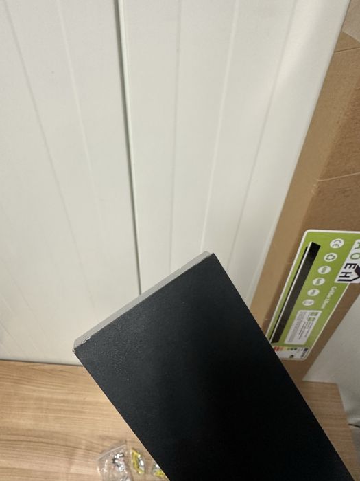 Lampa ścienna LED listwa na zewnątrz i wewnątrz AOEH czarna 115cm IP65