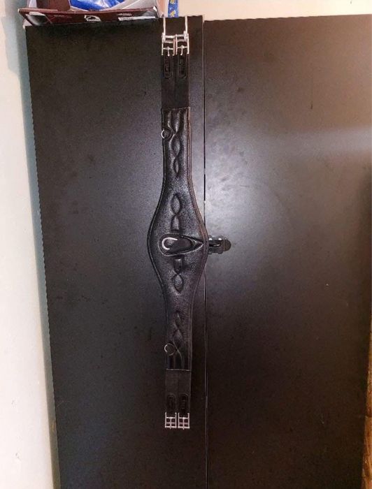 miękki skórzany popręg kavalkade 110cm NOWY
