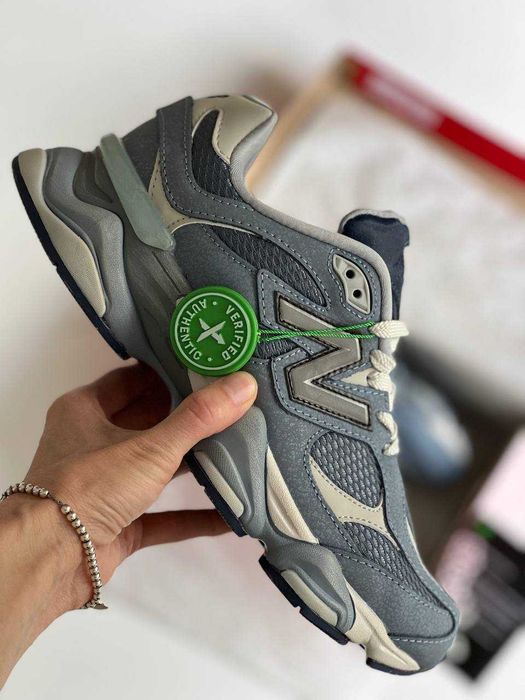 Мужские кроссовки New Balance 9060 Arctic Grey Premium. 40-45