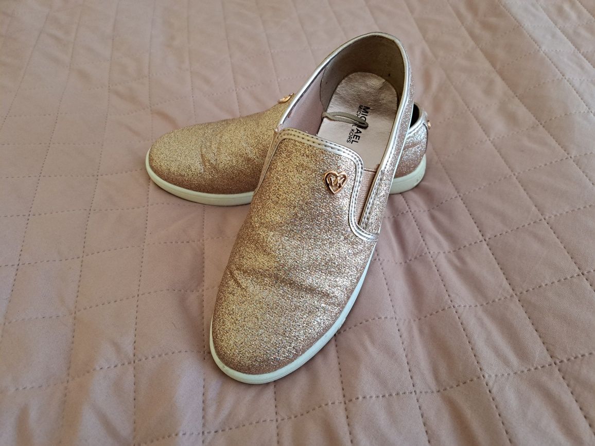 Michael Kors piękne brokatowe buty slip-on rozm. 37