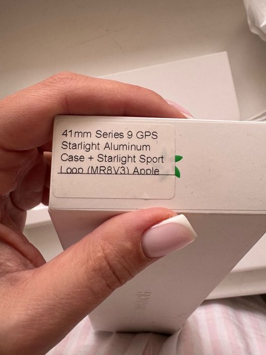 Apple watch 9 GPS 41mm Starlight Aluminium Cace