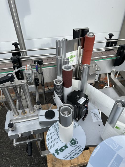 Etykieciarka z boxem / roto / NOWA / doOkrągłych / Etykietarka