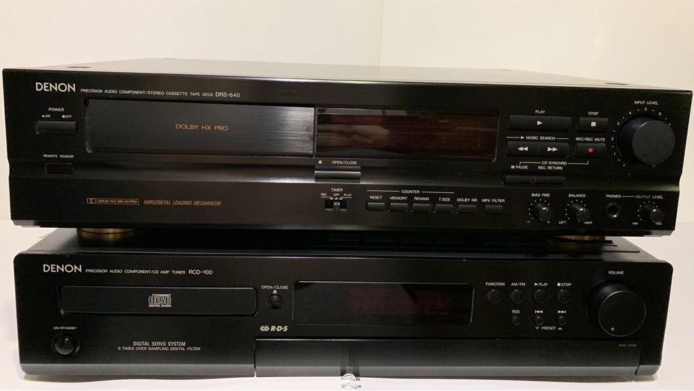 Комплект Denon RCD-100 & Denon DRS 640 Общий ПУЛЬТ оригинал